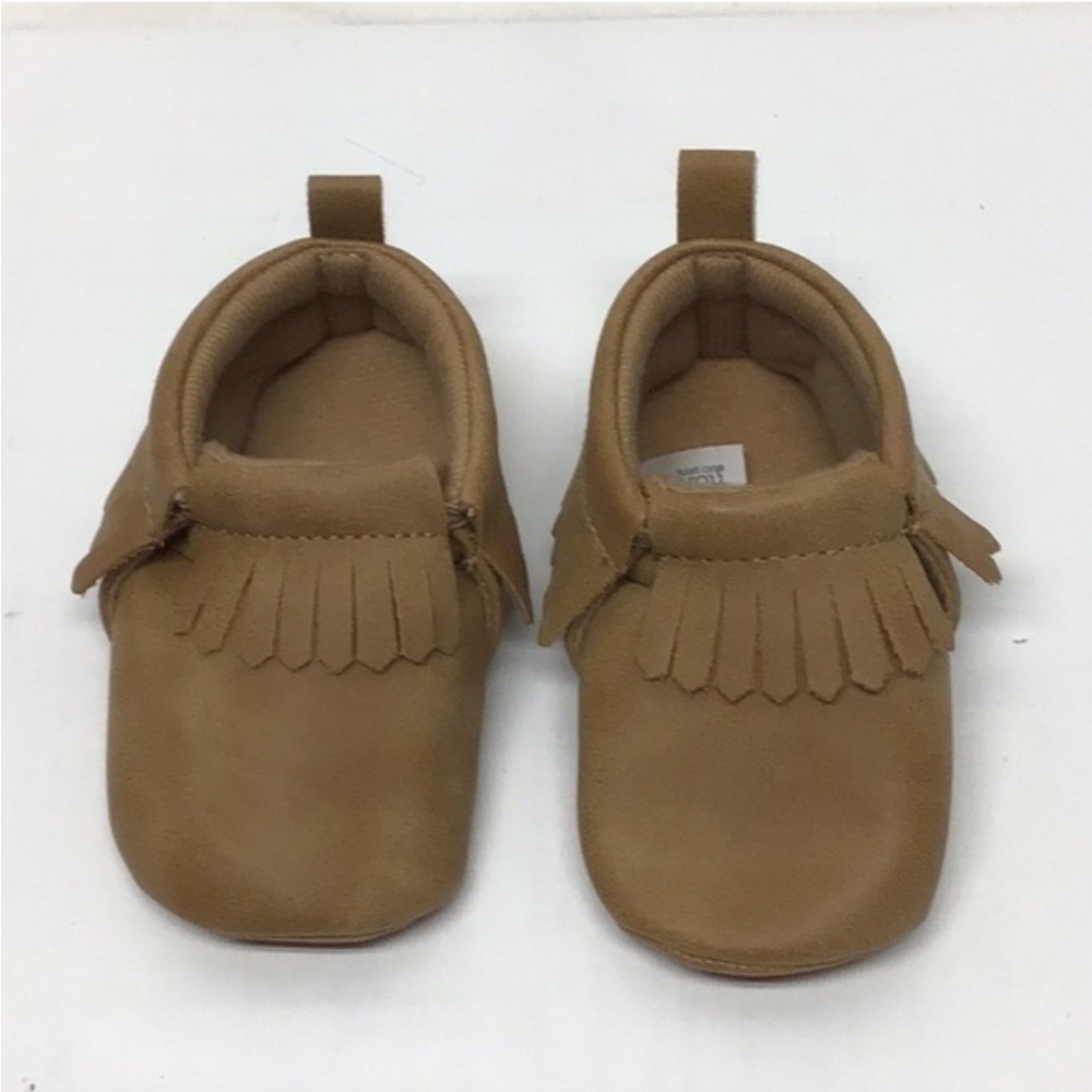 Carters Tan Kids Moccasins